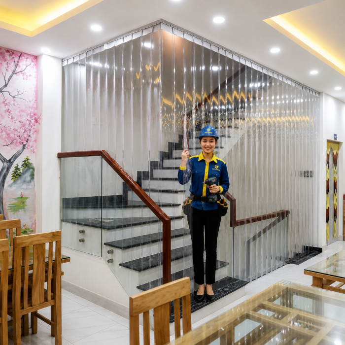 RÈM NHỰA PVC NGĂN LẠNH