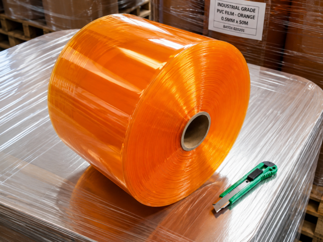 Rèm nhựa PVC kéo xếp